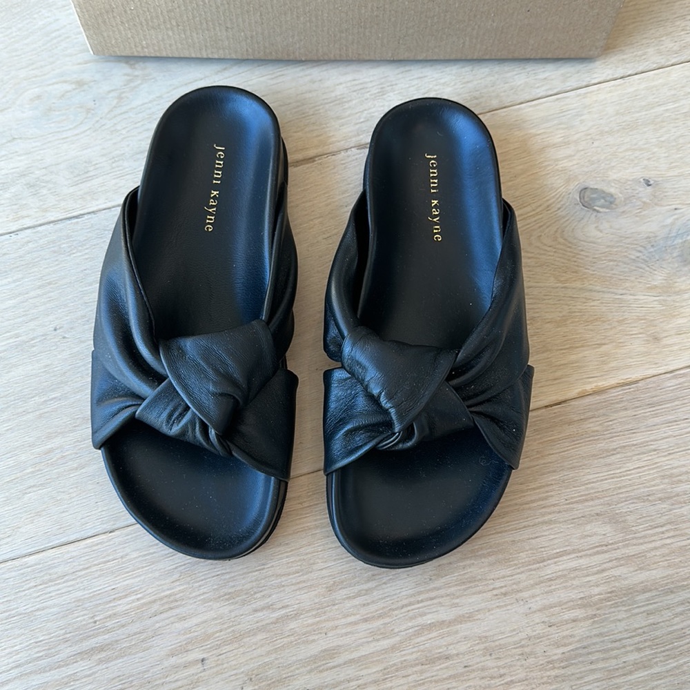 Jenni Kayne Leather Knot Sandals